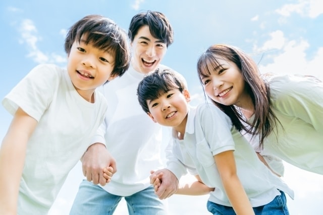 家族旅行での一コマ